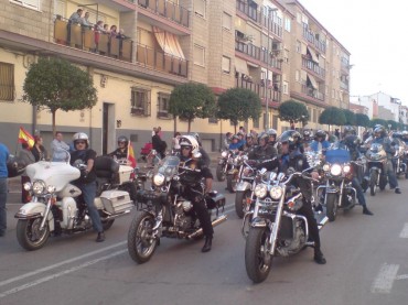 El desfile de motos fue espectacular.