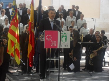 La idea central del discurso del alcalde fue la de "unidad".