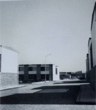 Panorámica del barrio del Guirney recién finalizado su construcción (año 1965). Foto Lázaro.