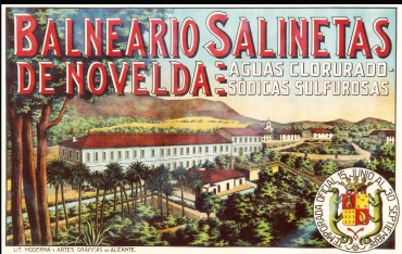 Cartel publicitario de 1930 (fotografía cedida por Pau Herrero).