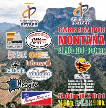 Petrer acoge el IX Campeonato Absoluto Individual y por Clubes la de carreras por Montaña de la Comunidad Valenciana.