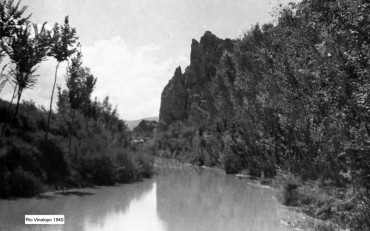 El río Vinalopó en la década de los 40.