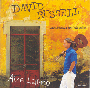 Portada del CD Aire Latino de David Rusell, CD por el que ganó un Grammy