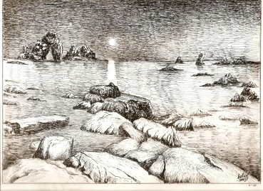 Paisaje basado en una foto de J. Benito Ruiz. Paisaje basado en una foto de J. Benito Ruiz.