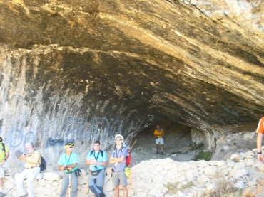 La "cova negra", uno de los puntos más atractivos del recorrido
