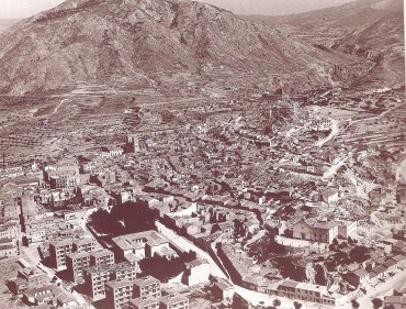 Panorámica de la ciudad y del valle. Marzo de 1961.