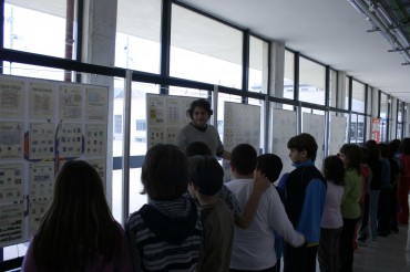 La exposición ha sido vista por los alumnos de colegio Nou d´Octubre durante toda la semeana 