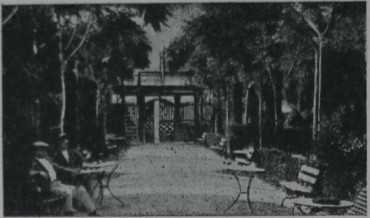 En nuestros reportajes, recordamos el Casino de Elda. La foto es de principios del siglo pasado.