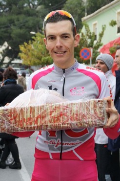 El ciclista petrerí Juan Pedro Saéz.
