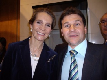 La Infanta Doña Elena y Javier Romero.