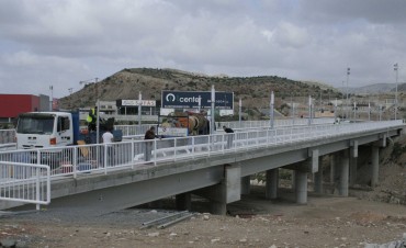 Las obras del puente de San Jerónimo estan casi a punto