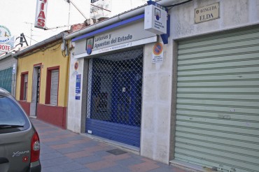Las administraciones de loteria de la comarca han cerrado durante todo el día de hoy como protesta