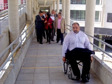  La Consellera de Bienestar Social visita las obras de Servicios Sociales, el centro de Alzheimer y el centro para Discapacitados 