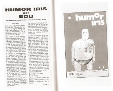 "Humor iris" alcanzó una notoria repercusión entre la prensa de la época.