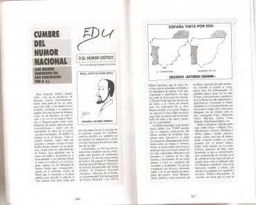 Amplia entrevista y reportaje a Edu en 1974 (página 1).
