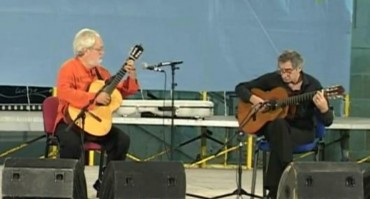 Jorge Cardoso y Juan Falú, habituales de la Semana de la Guitarra de Petrer. 