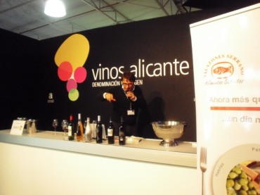 Stand de Vinos de Alicante en la feria "Lo mejor de la gastronomía"