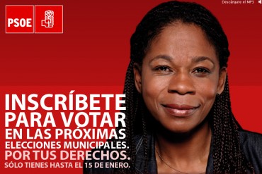 Imagen de la campaña "Inscríbete para votar"