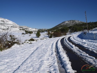 La nieve cubre toda la provincia. Foto: Paco Choclán