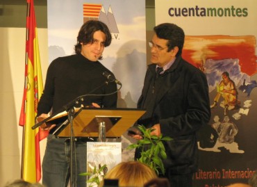 Dario Palomo músico y Juan Manuel Maestre, presidente de cuentamontes