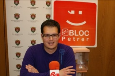 David Navarro, cabeza de lista del Bloc en Petrer